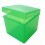 Caixa Azul Transparente para Cubos Mágicos
