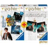 HARRY POTTER : PACK MEMORY+PUZZLE TRIPLE