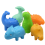 FANXIN LITTLE DINOSAURIOS 2x2x3 CUBE PUZZLE