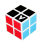 V-Cube 2 Flat. Base Blanca. Cubo 2x2 Vcube.